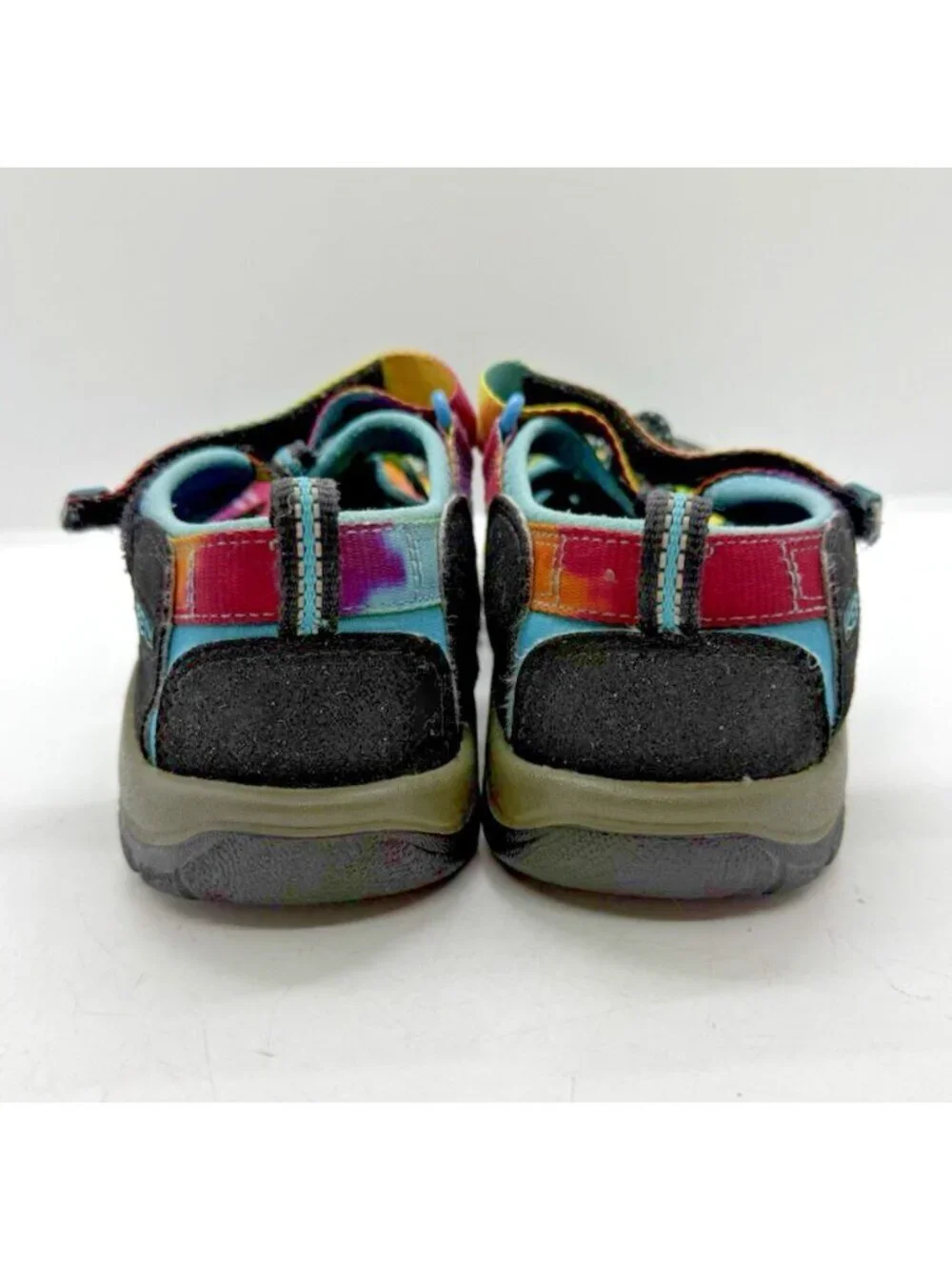 KEEN Big Kids Shoes Newport H2 Rainbow Tie Dye Water Sandals US 2/EU 34 1018441
